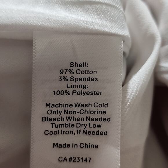 Talbots Orange Paisley Scalloped Hem Pencil Straight Skirt‎ Size 8 Medium - Picture 9 of 9